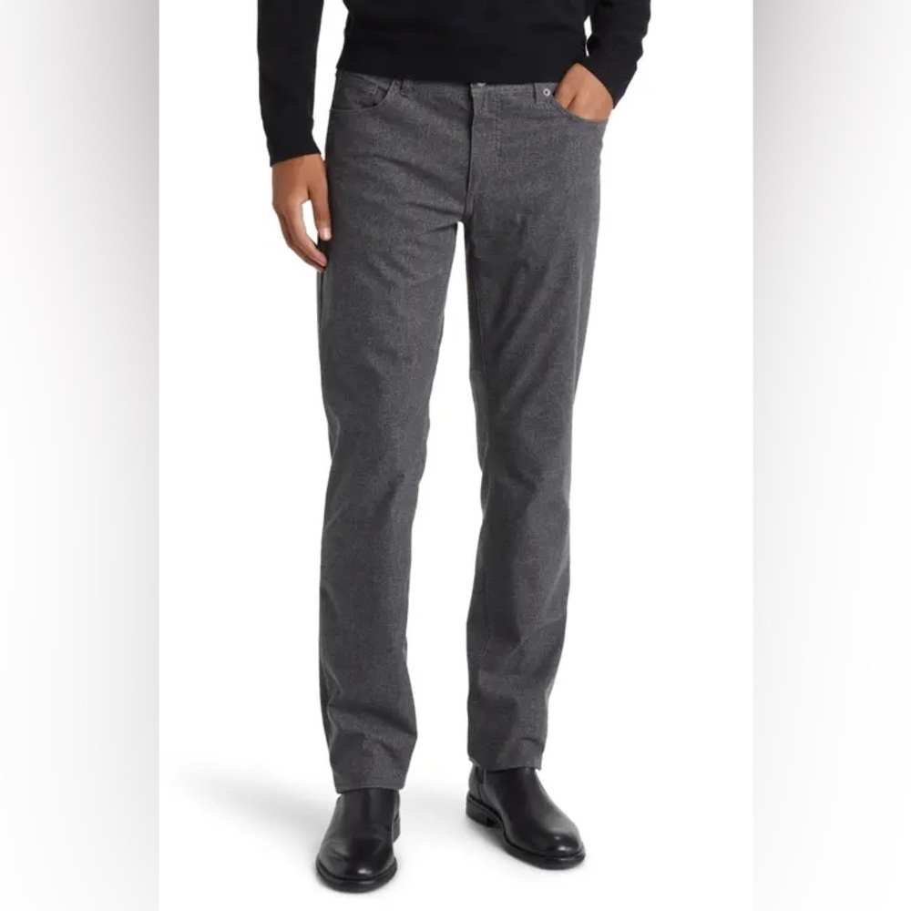 Brax Men’s Evans Chinos in Smoke Grey, size 42x32